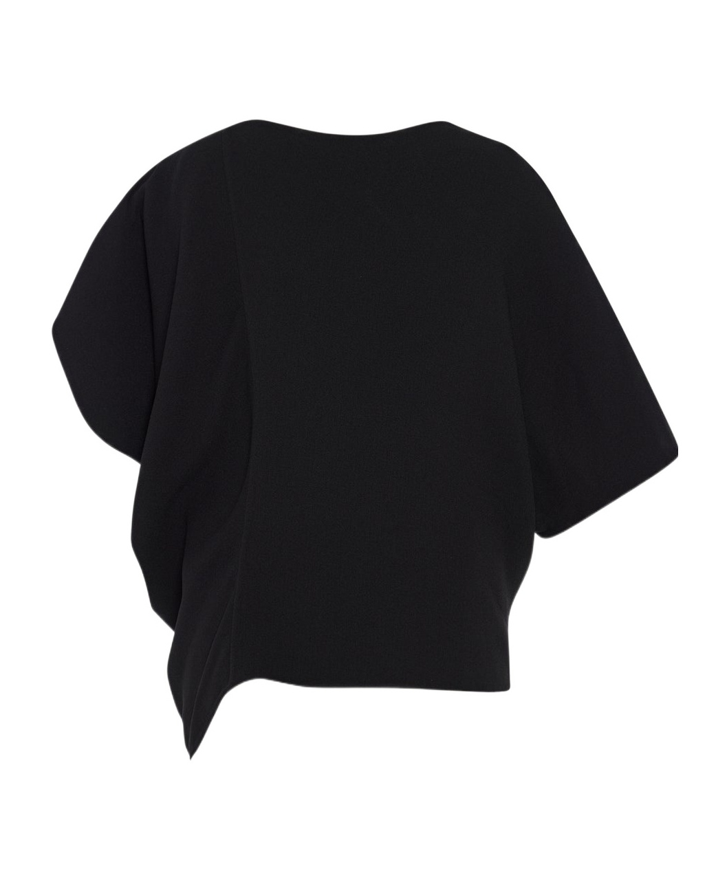 The Row Polydora Silk Top In Black