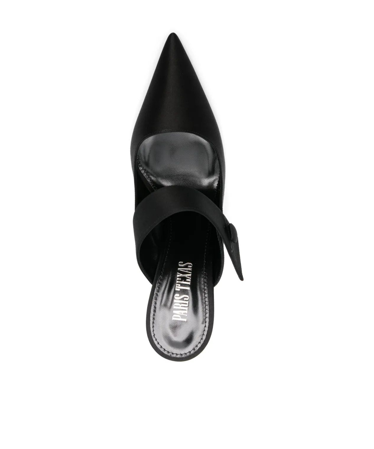 Paris Texas 90mm Satin Mules In Black