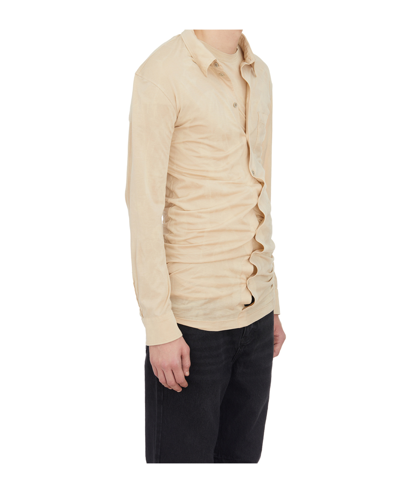 Magliano Camicia Double In Cotone In Nude