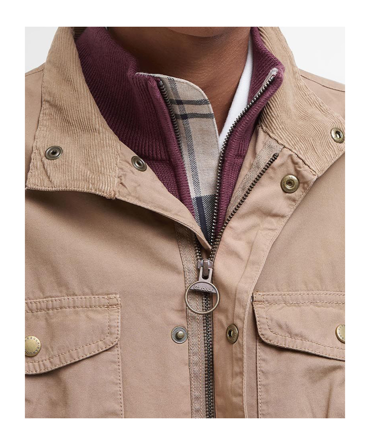 Shop Barbour Ogston Jacket In Brown
