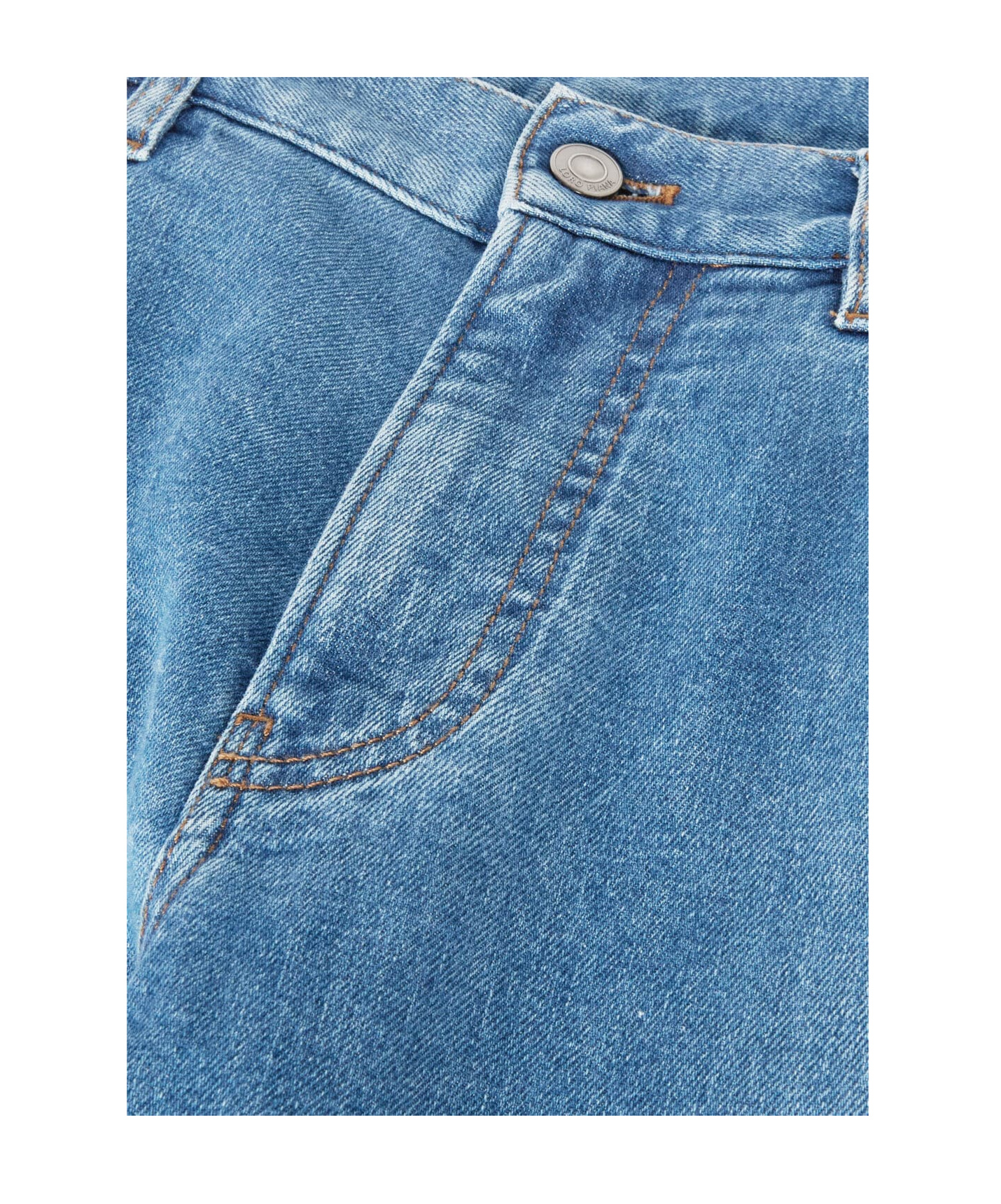 Loro Piana Quarona Belt-loop Jeans In Blue