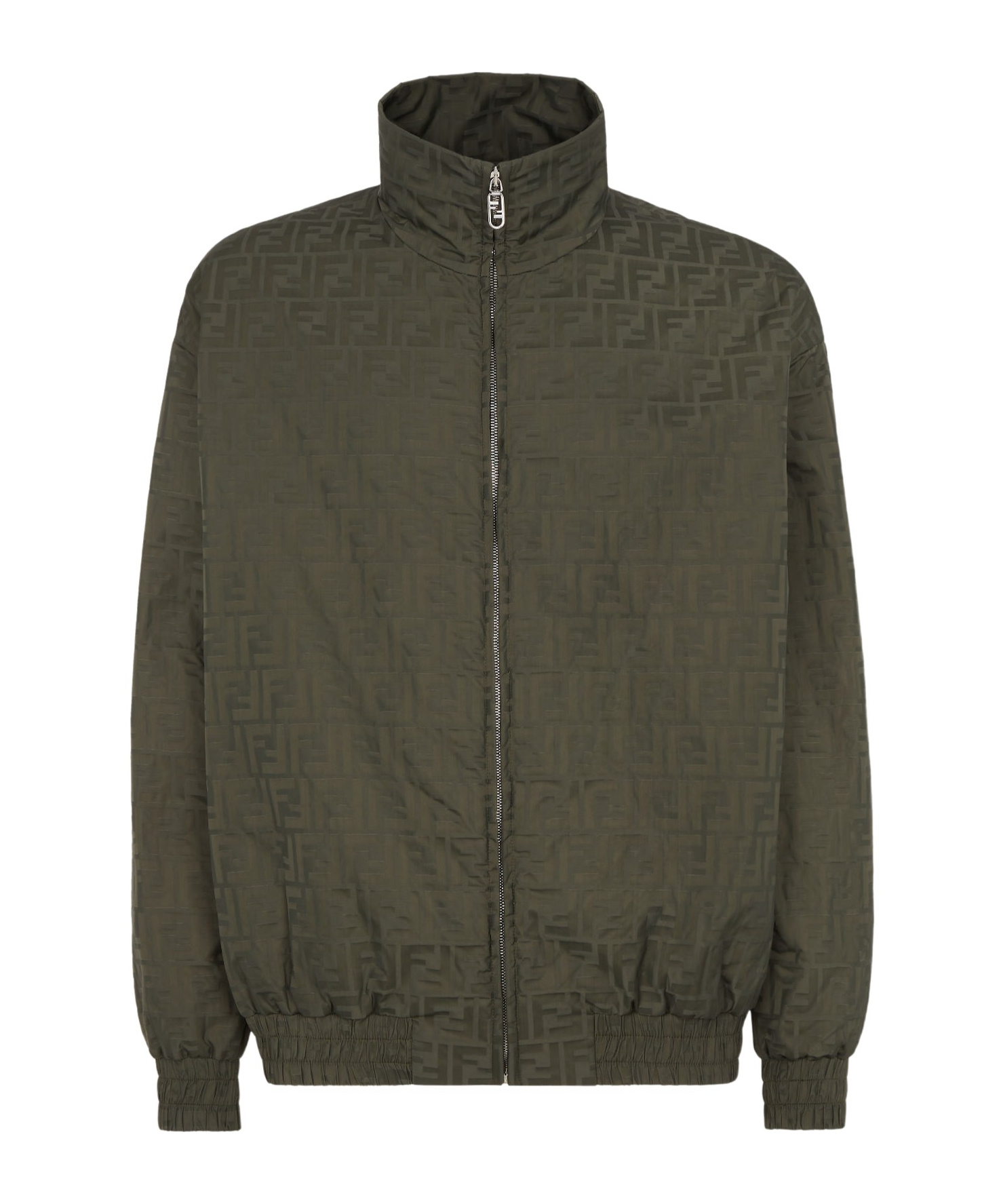 Fendi Long-sleeved Pilot Jacket In Green