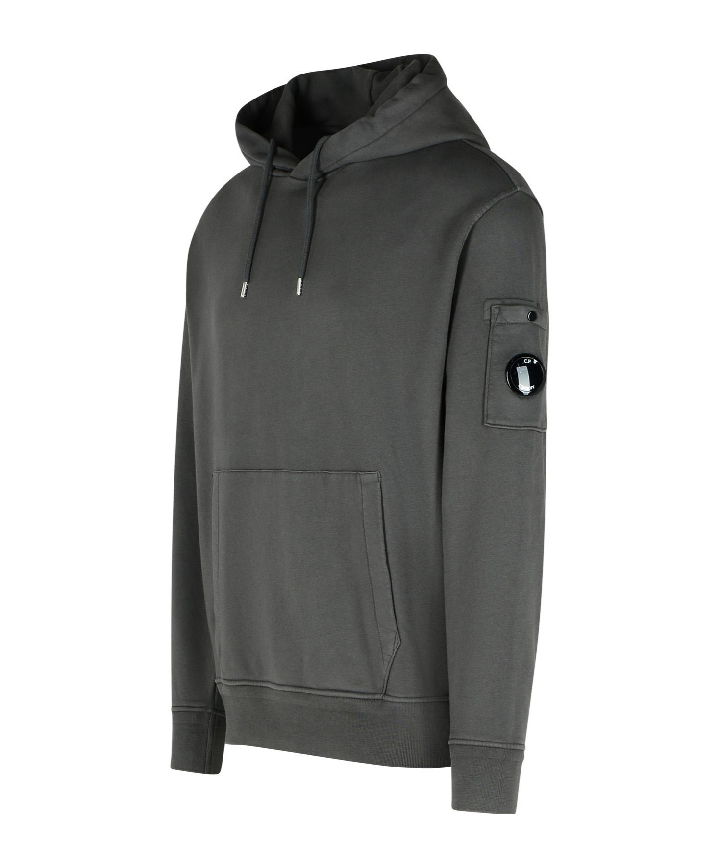 C.p. Company Hooded Sweater In Black