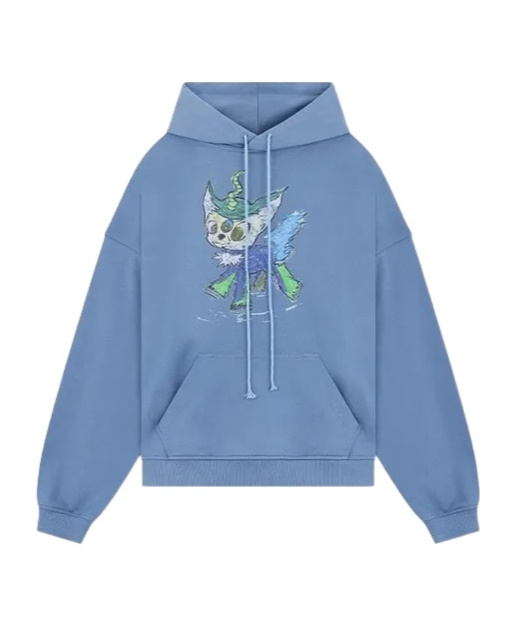 We11 Done Long Sleeve Sweatshirt In Blue