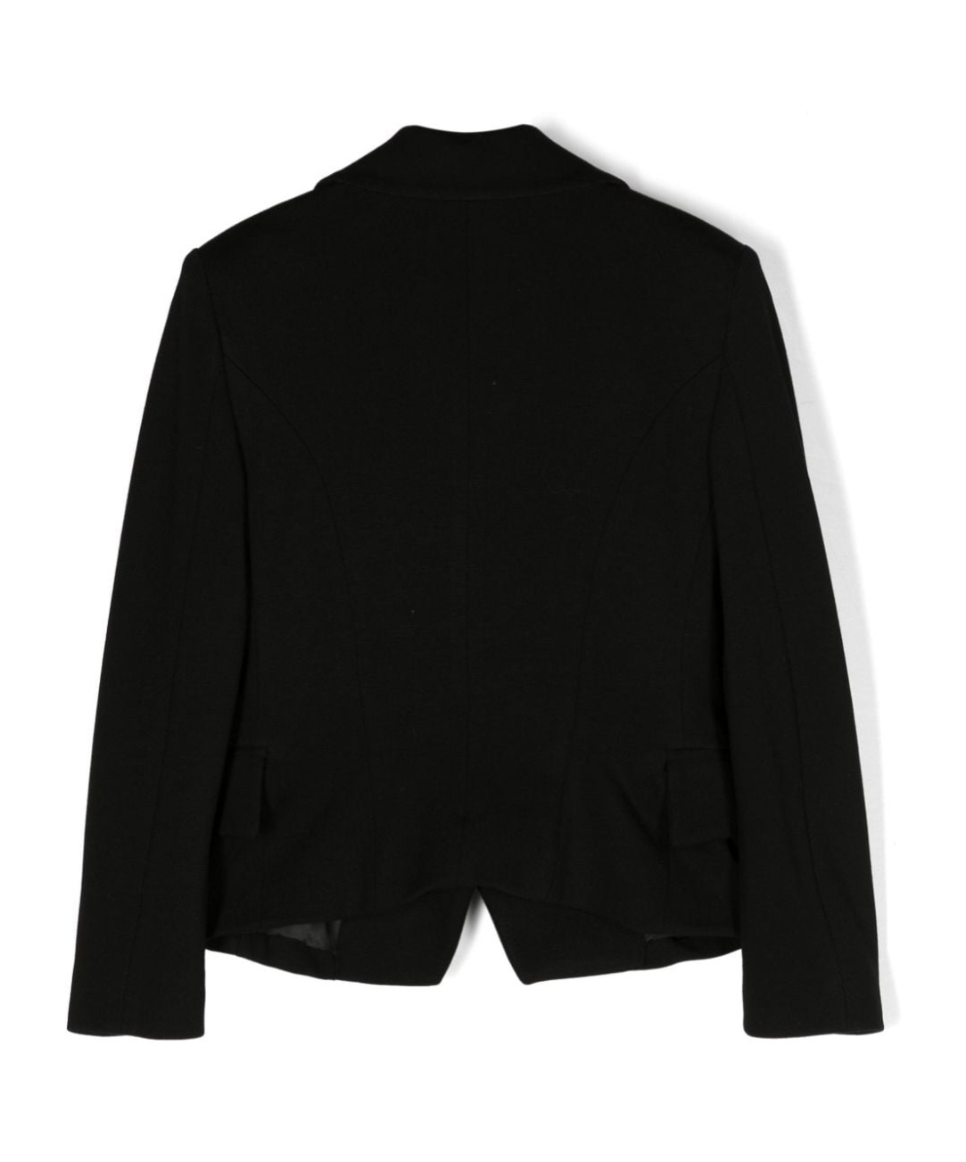 Balmain Double-breasted Blazer With Embossed Buttons In Black
