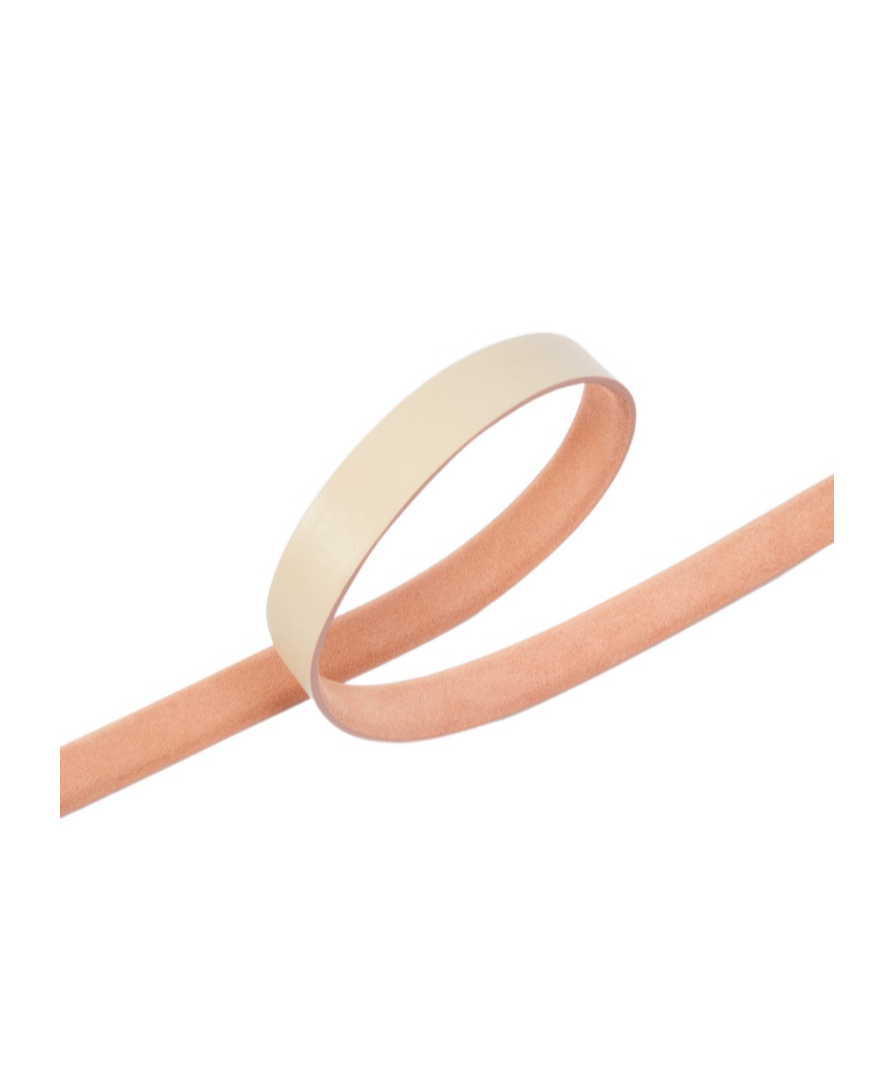 Pinko Thin Suede Belt With Logo-branded Rings, 2cm In Brown