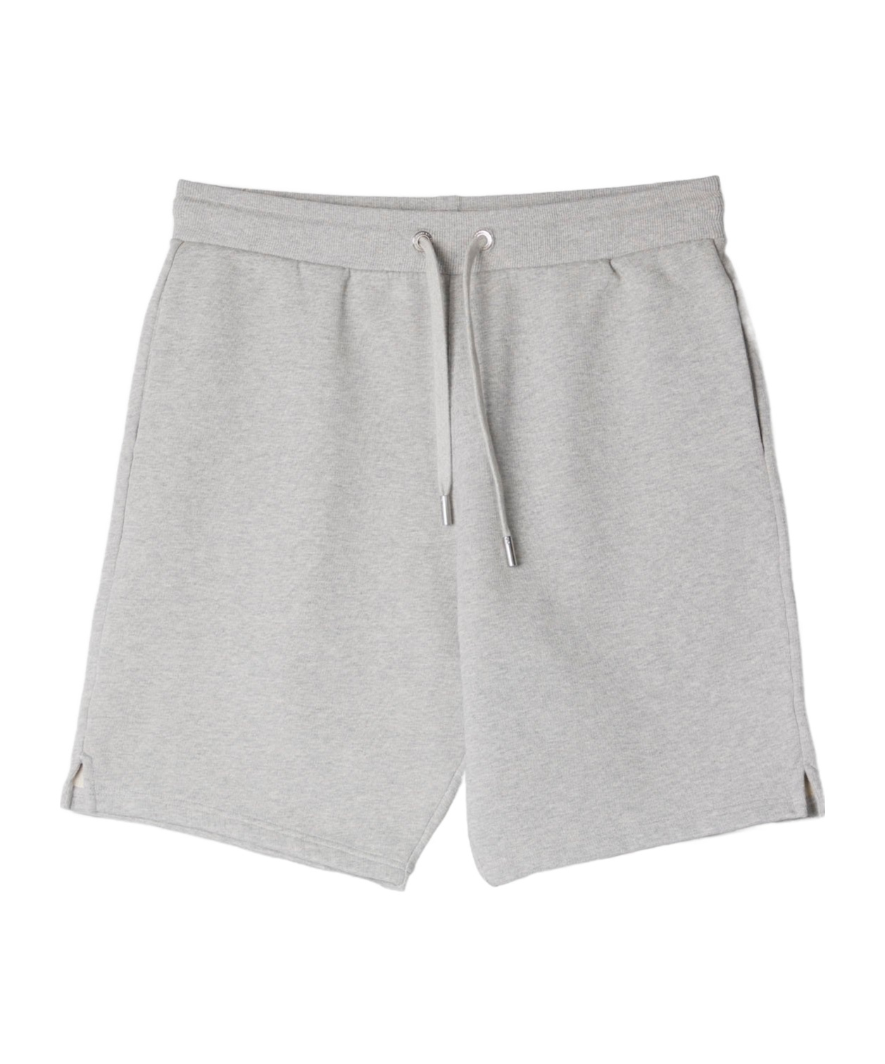 Ami Alexandre Mattiussi Ami Paris Ami De Coeur Logo Embroidered Drawstring Knitted Shorts In Gray