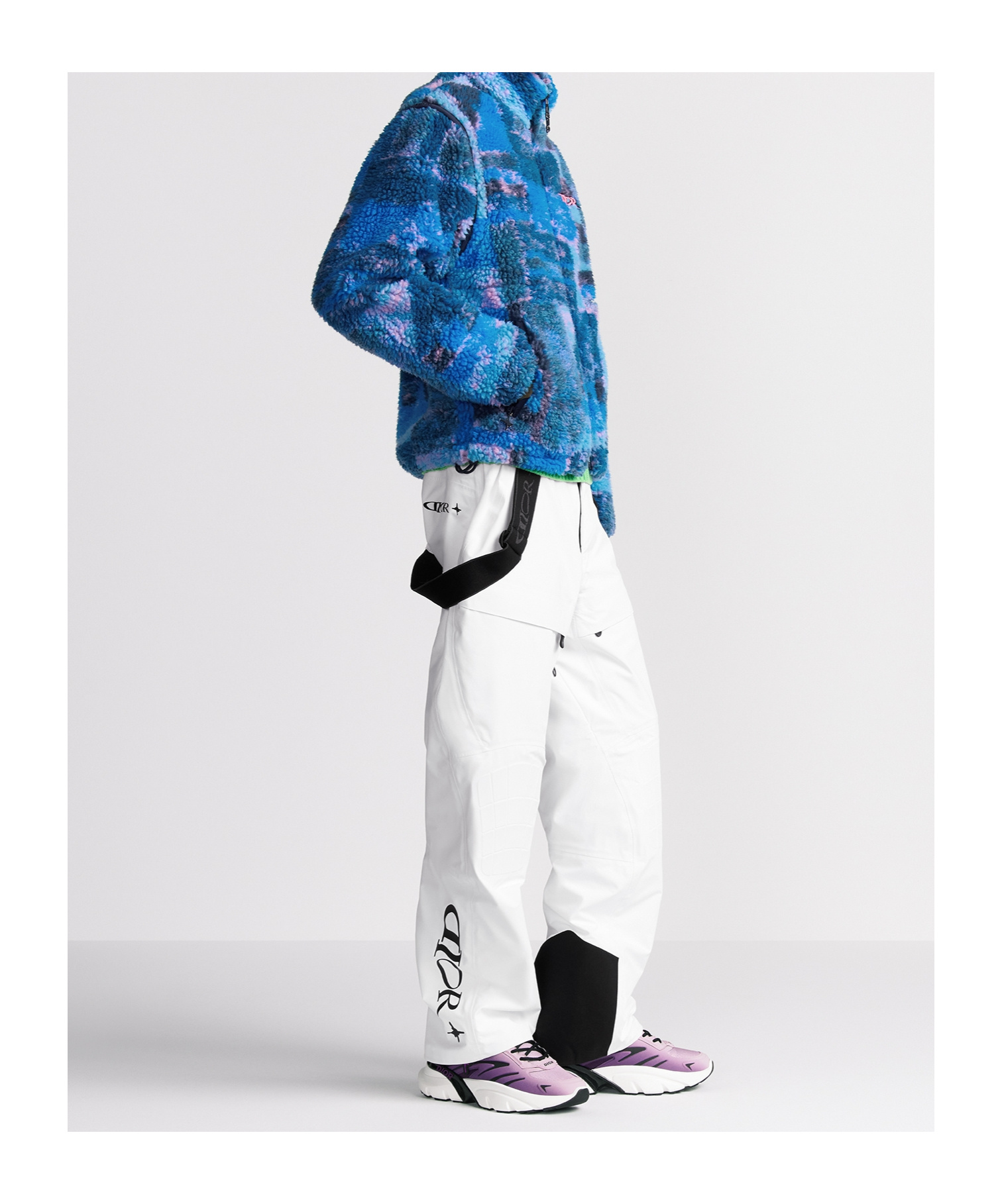 Dior Lewis Hamilton Removable Sleeves Jacket In Blue