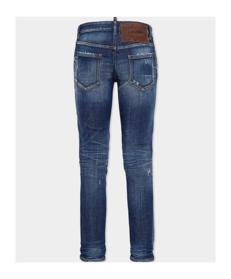 Dsquared2 Skater Mid-rise Slim Jeans In Blue