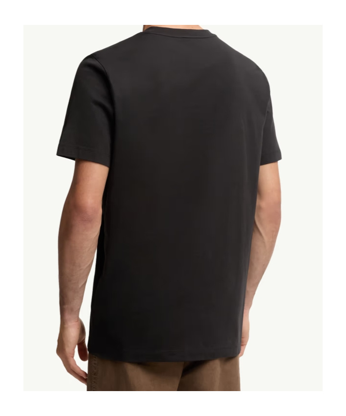 Moncler Men T-shirt With Flocked Cotton Logo