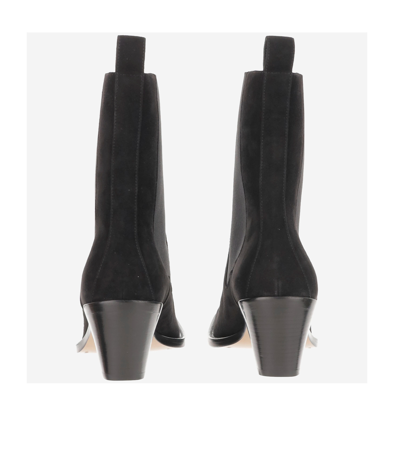 Khaite Woman Ankle Boots Black Size 6 Leather In Black
