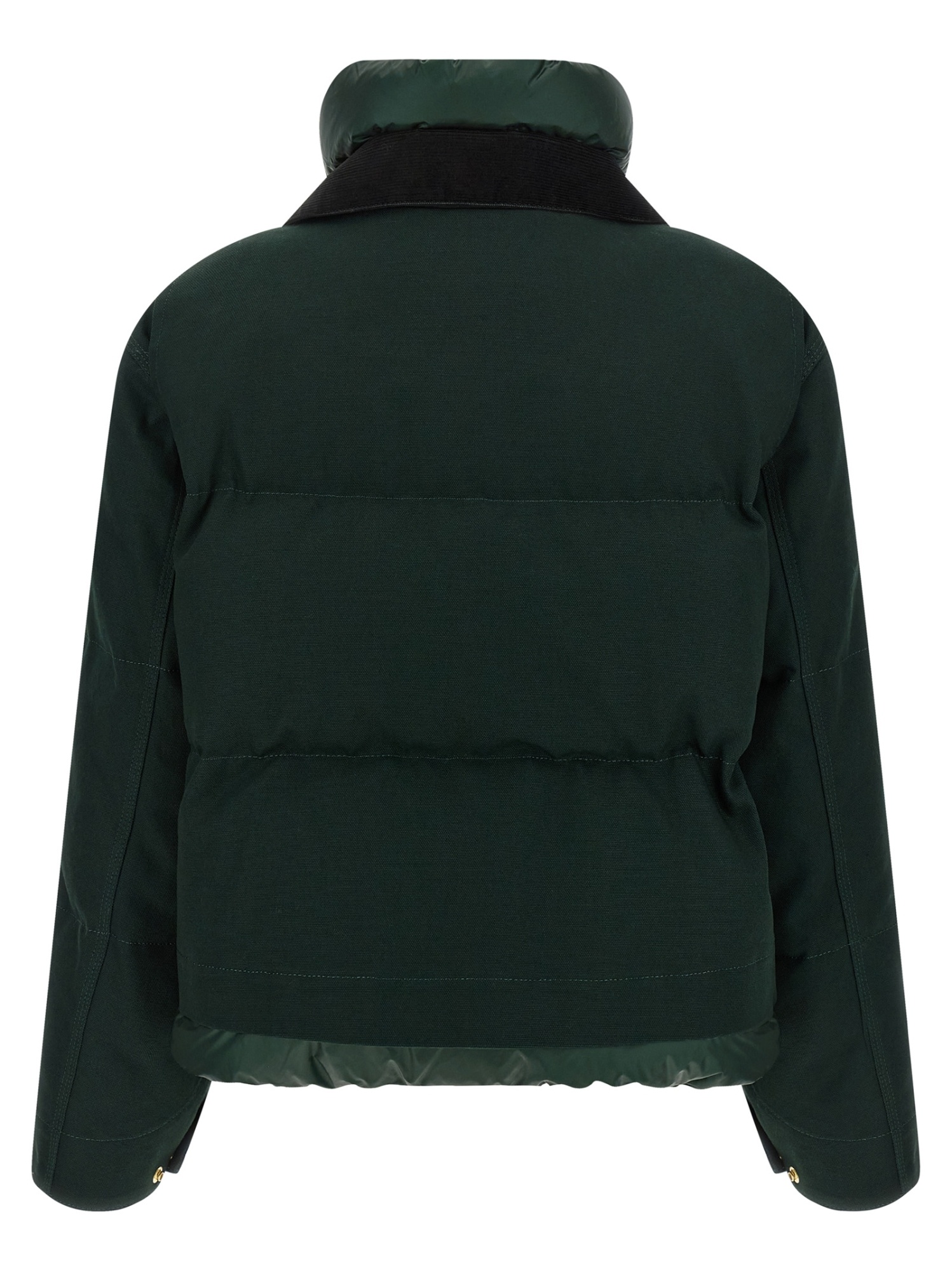 Sacai X Carhartt Wip Capsule Double-layer Jacket In Green
