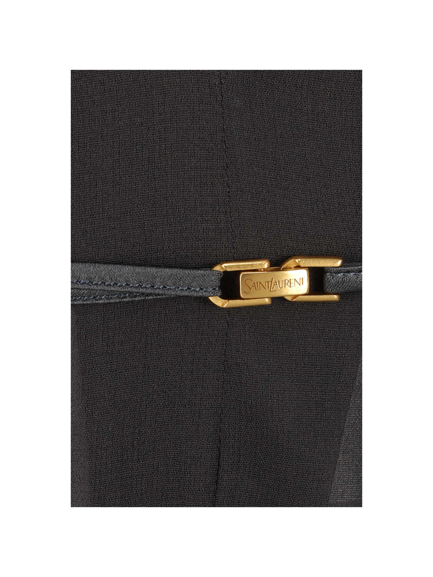 Saint Laurent Mousseline Body In Black
