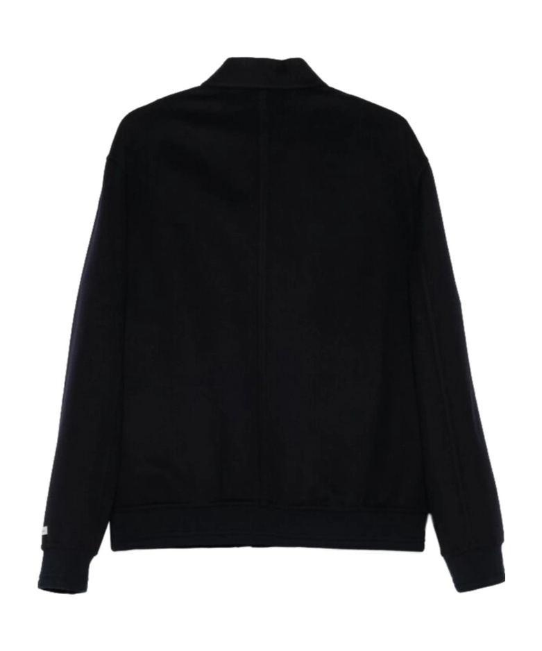 Canali Wool-cashmere Jacket In Blue