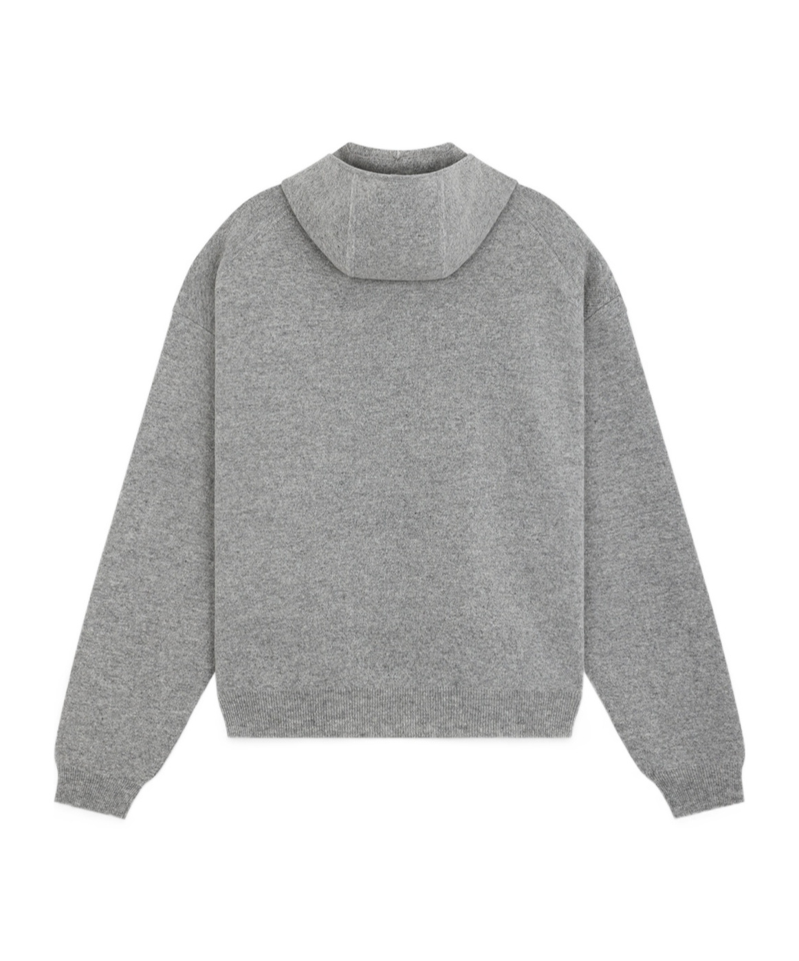 We11 Done Balaclava Hat Knitted Sweater In Gray