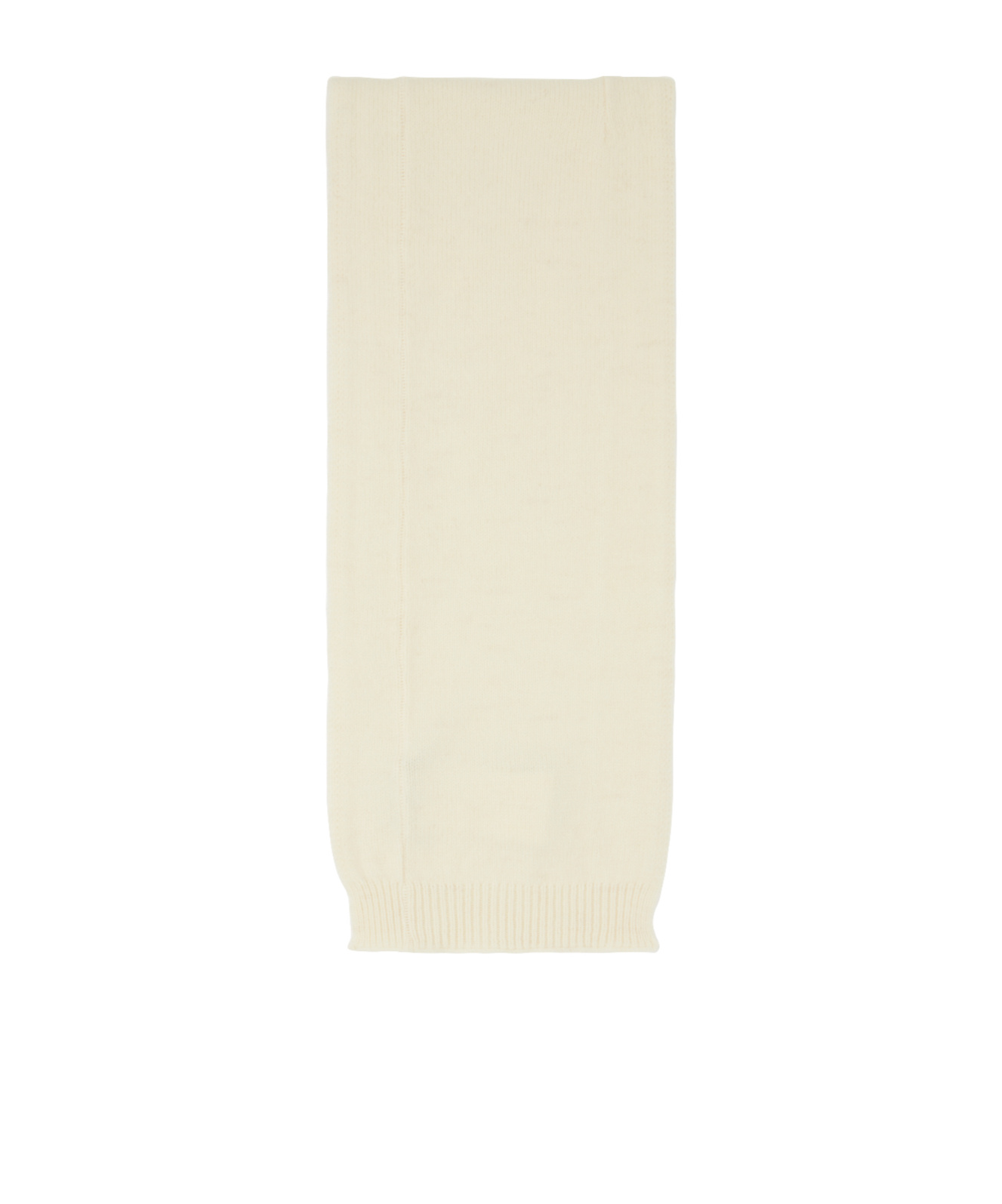 Ambush Off-white Knit Scarf In Black