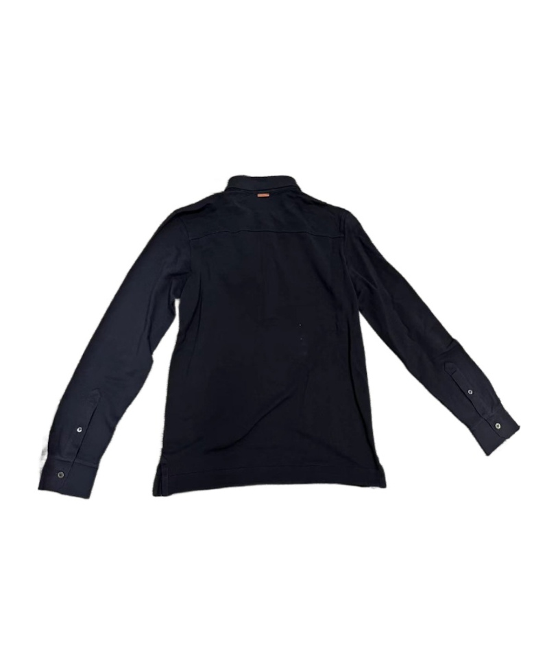 ZEGNA STRIPE-DETAIL COTTON POLO SHIRT