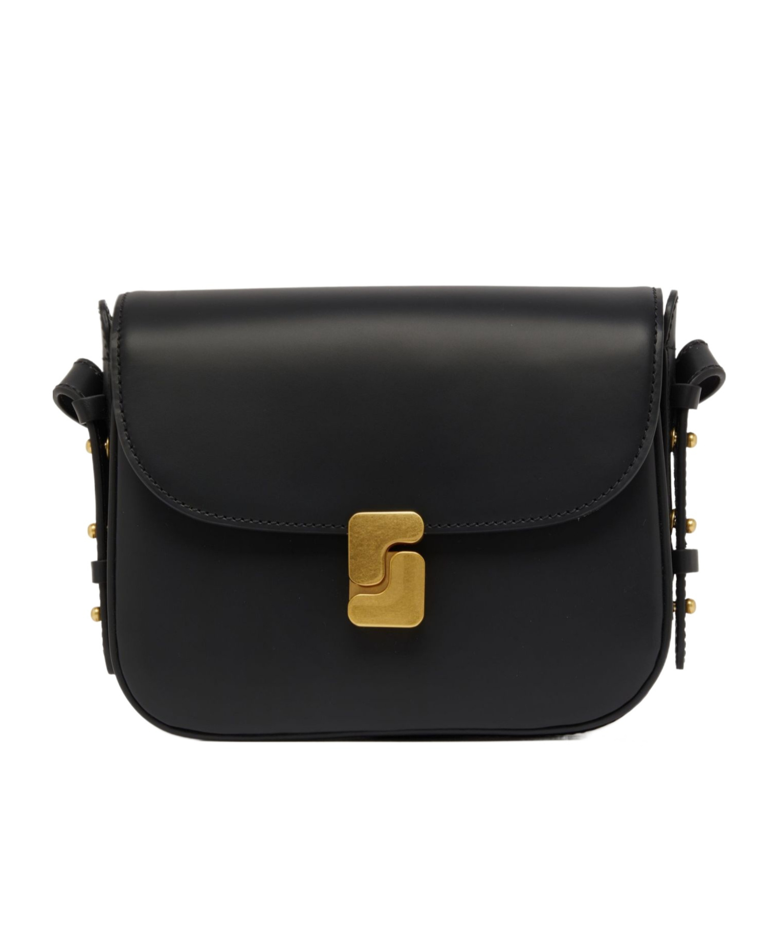 Soeur Flap Shoulder Bag In Black