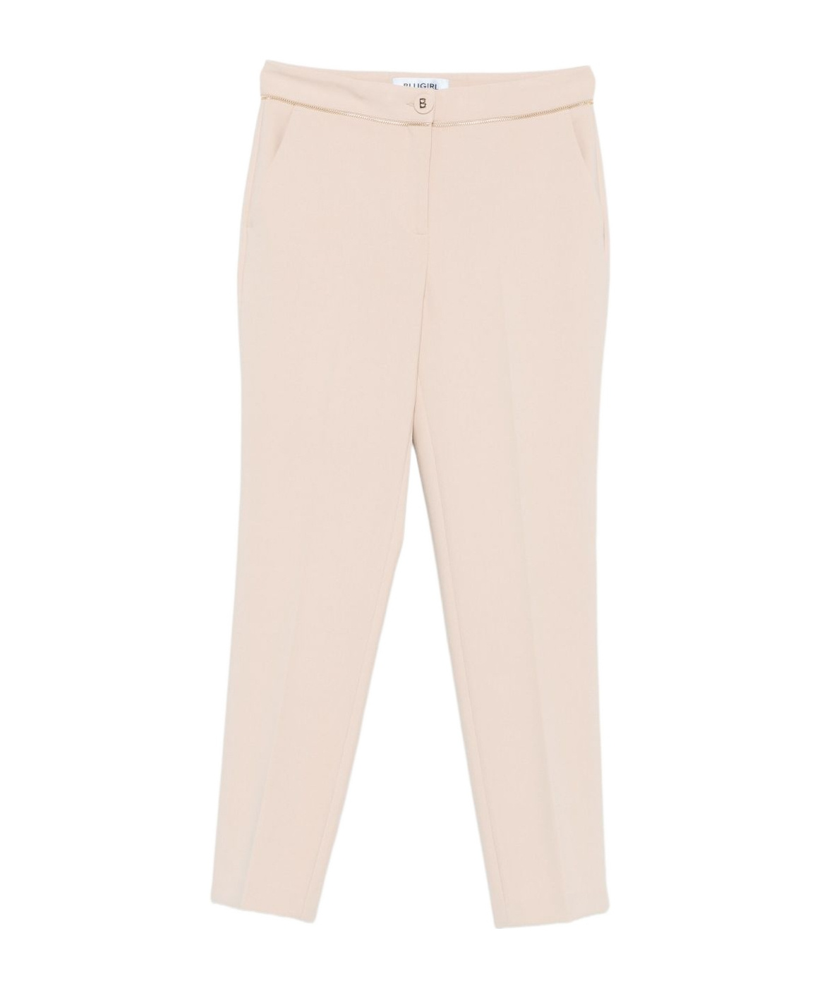 Blugirl Pleated Zip-up Track Pants In Neutral