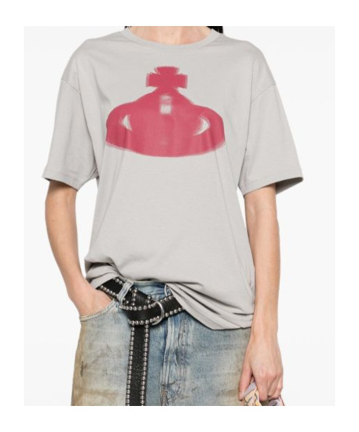 Shop Vivienne Westwood Halftone Orb T-shirt In White
