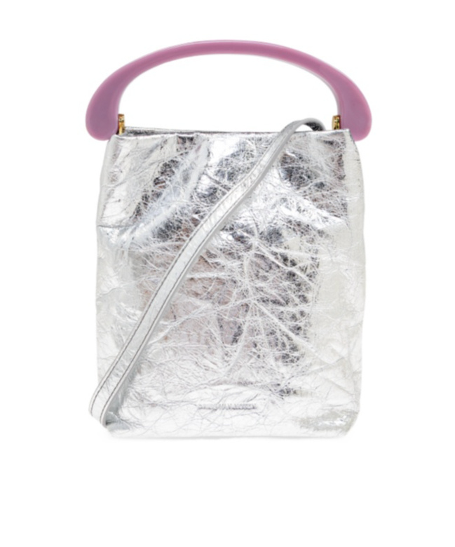 Shop Dries Van Noten Single Handle Crossbody Bag In White