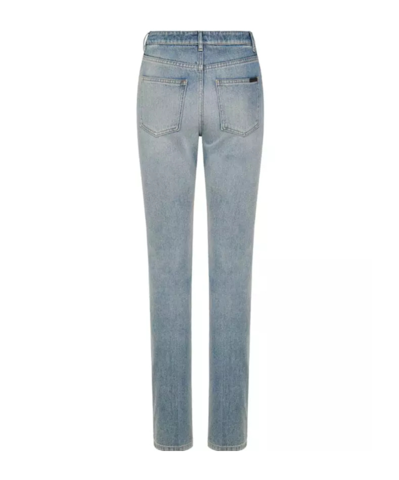 Dolce & Gabbana Patch Pockets Tapered-legged Jeans In Gray
