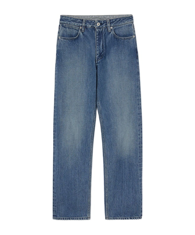 Jil Sander Logo-appliqué Straight-leg Jeans
