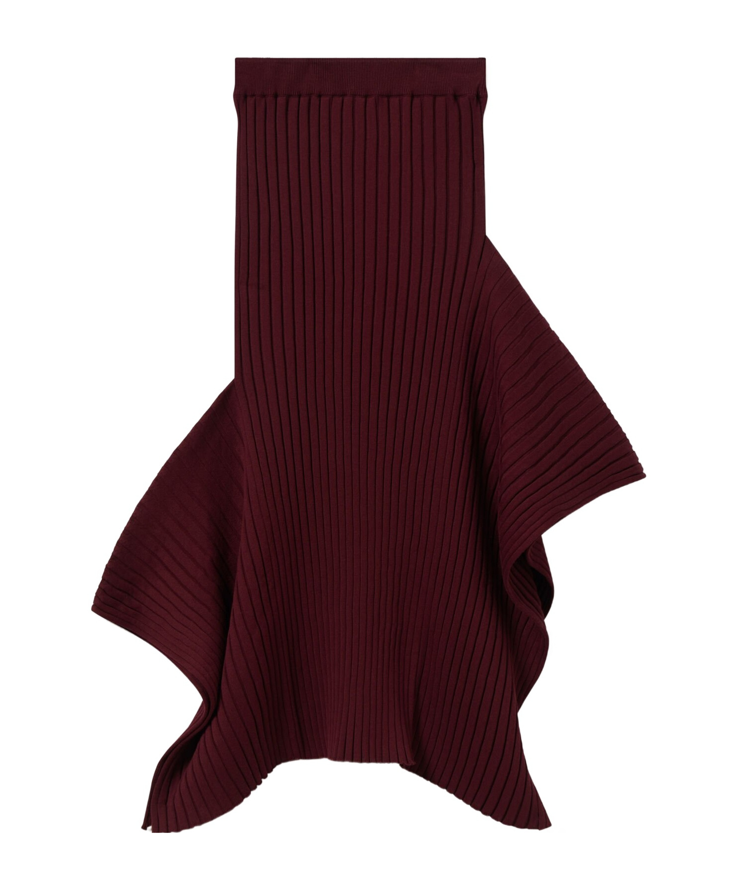 Shop Stella Mccartney Knit Kick-flare Midi Skirt