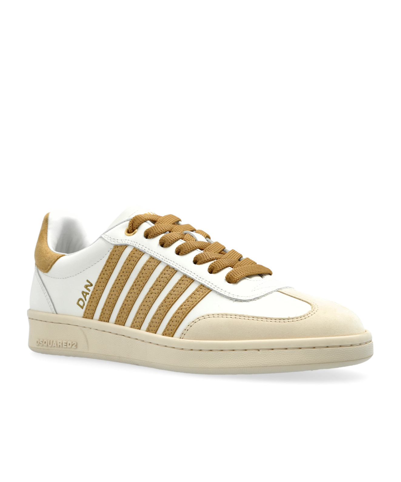 Dsquared2 Boxer Low-top Sneakers In Nude