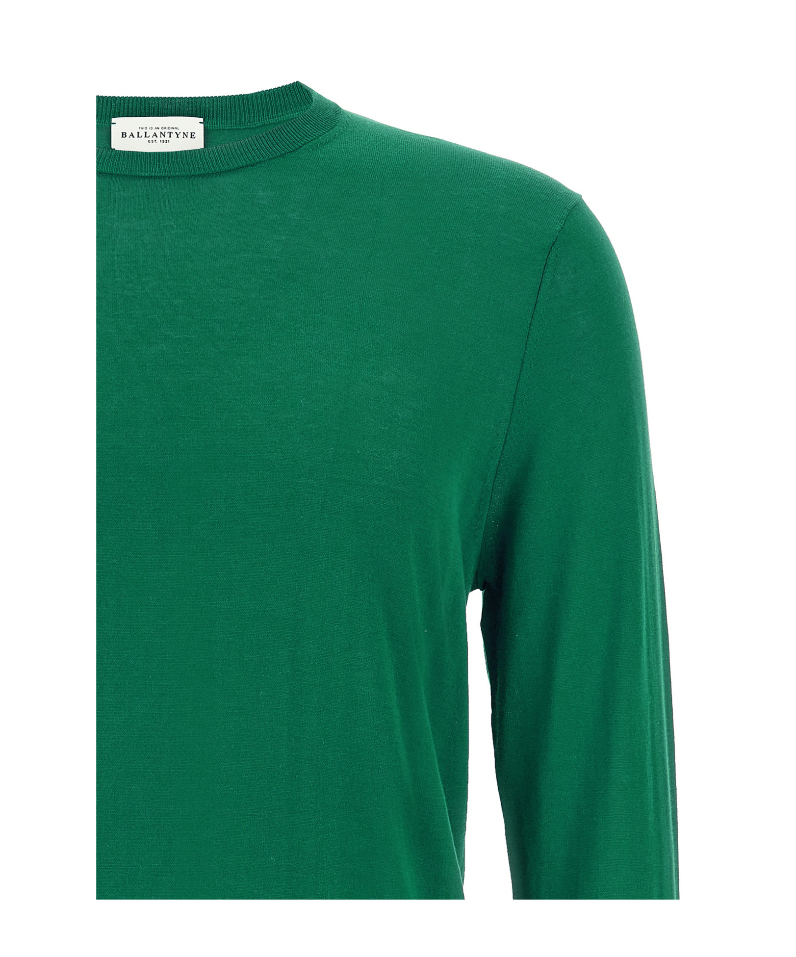 Ballantyne R Neck Sweaters And Cardigans In Green