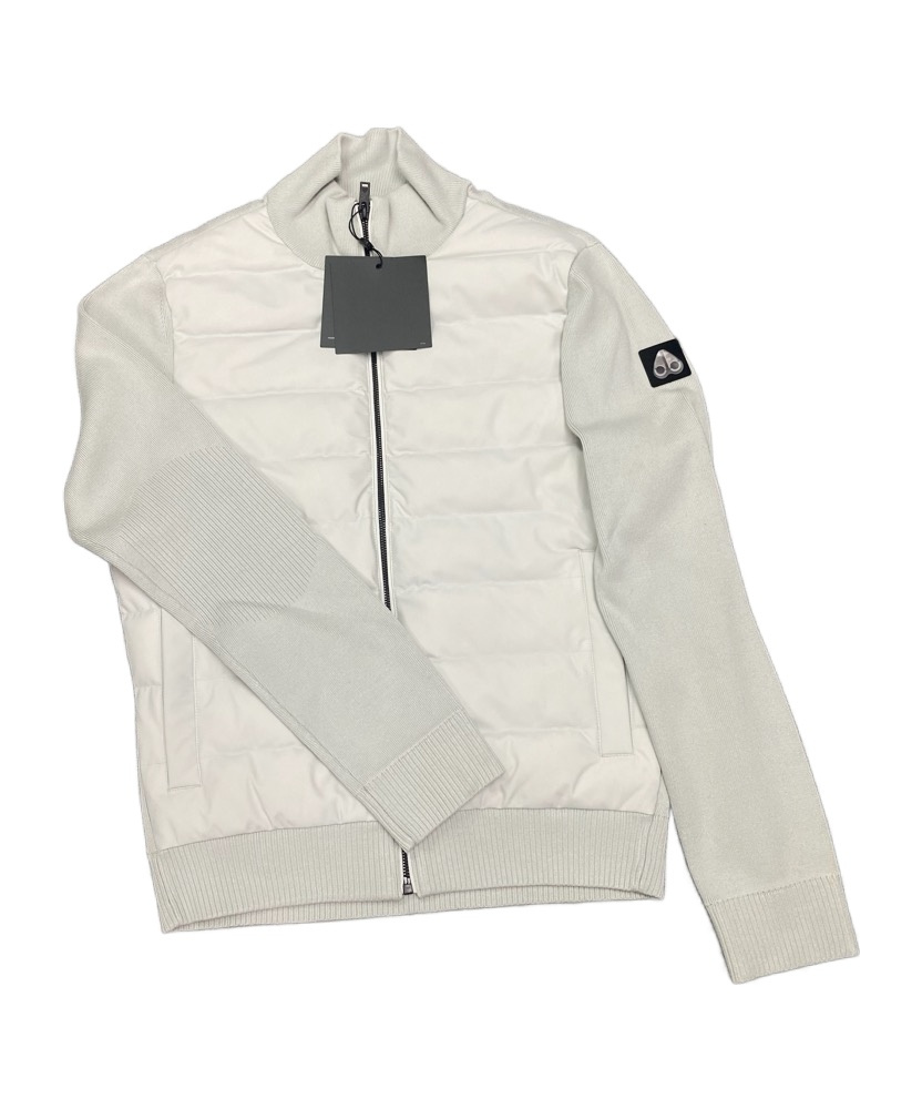 Moose Knuckles Long-sleeved Down Jacket In White
