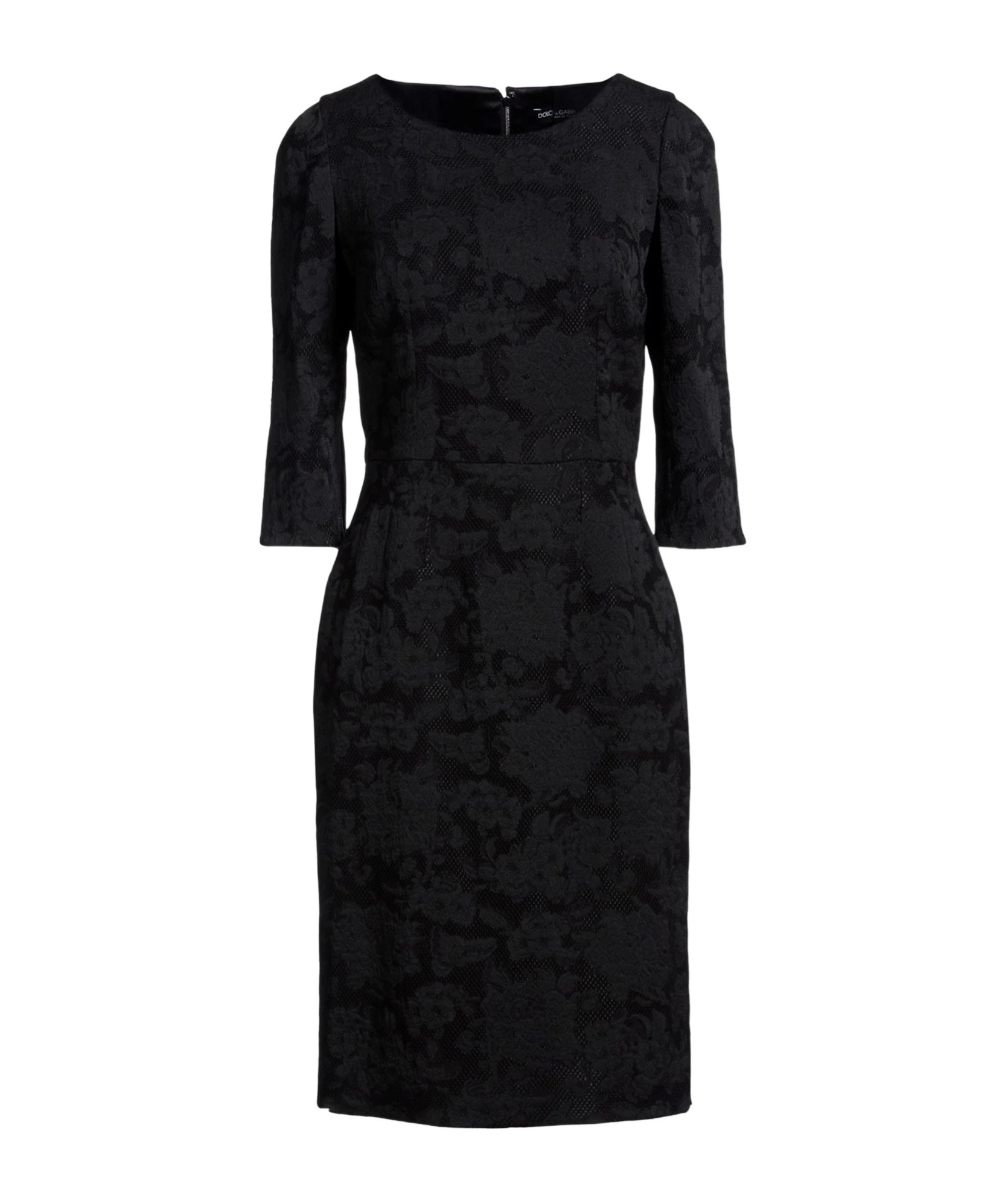 Dolce & Gabbana Midi Dresses In Black