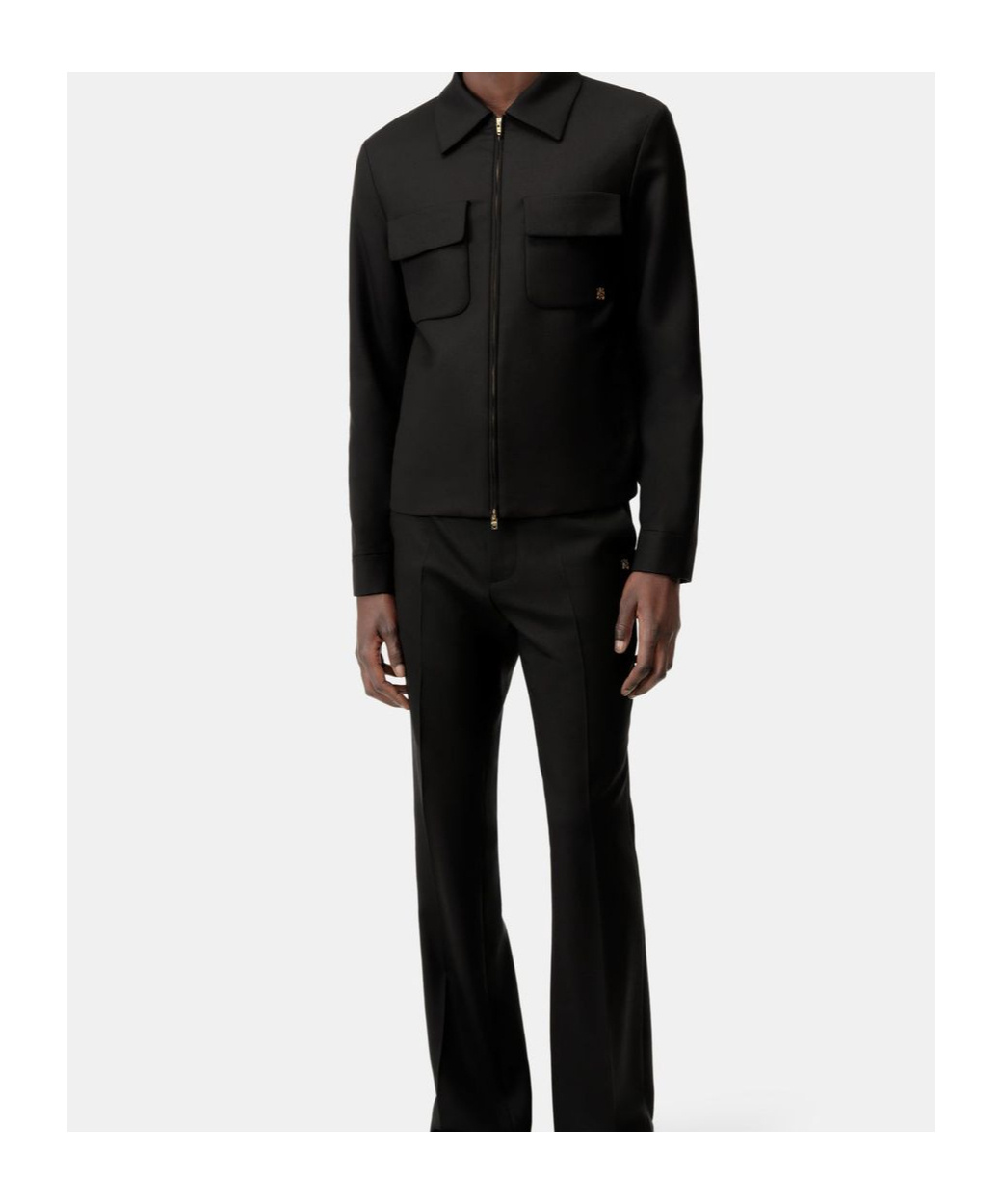 Amiri Jacket Front Side Pockets Long Sleeves In Black