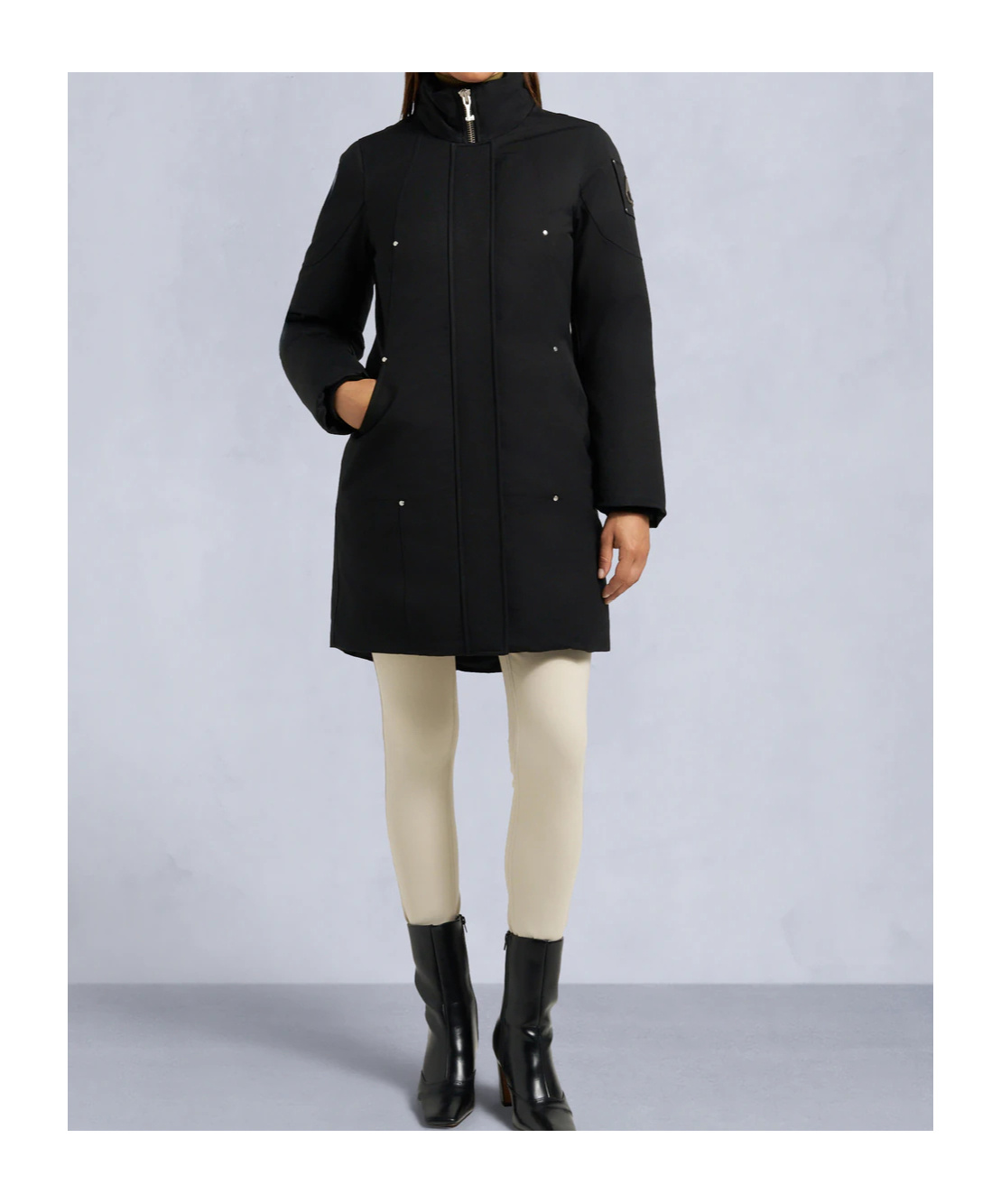 Moose Knuckles Original Stirling Parka In Black