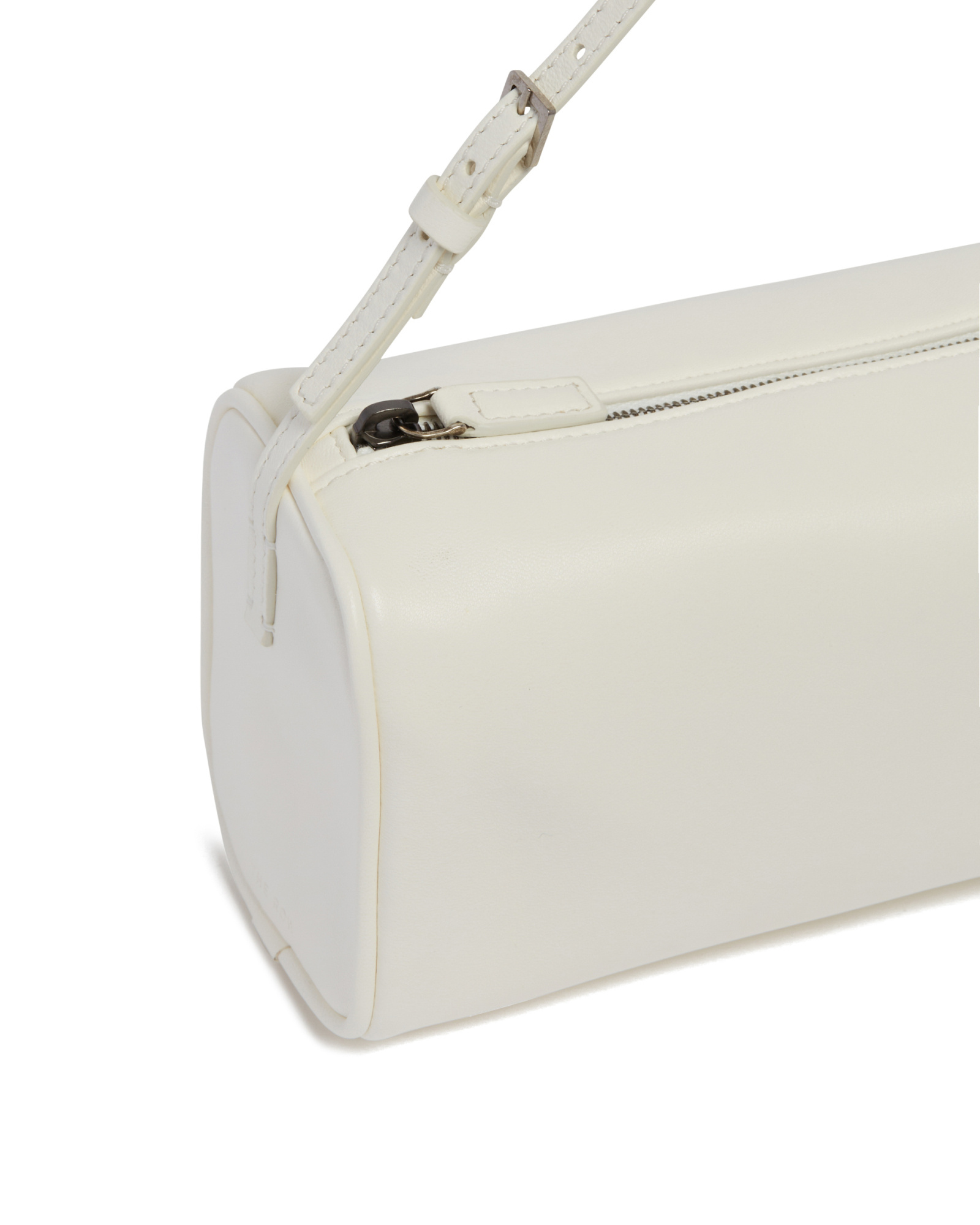 The Row Logo Shoulder Bag In White