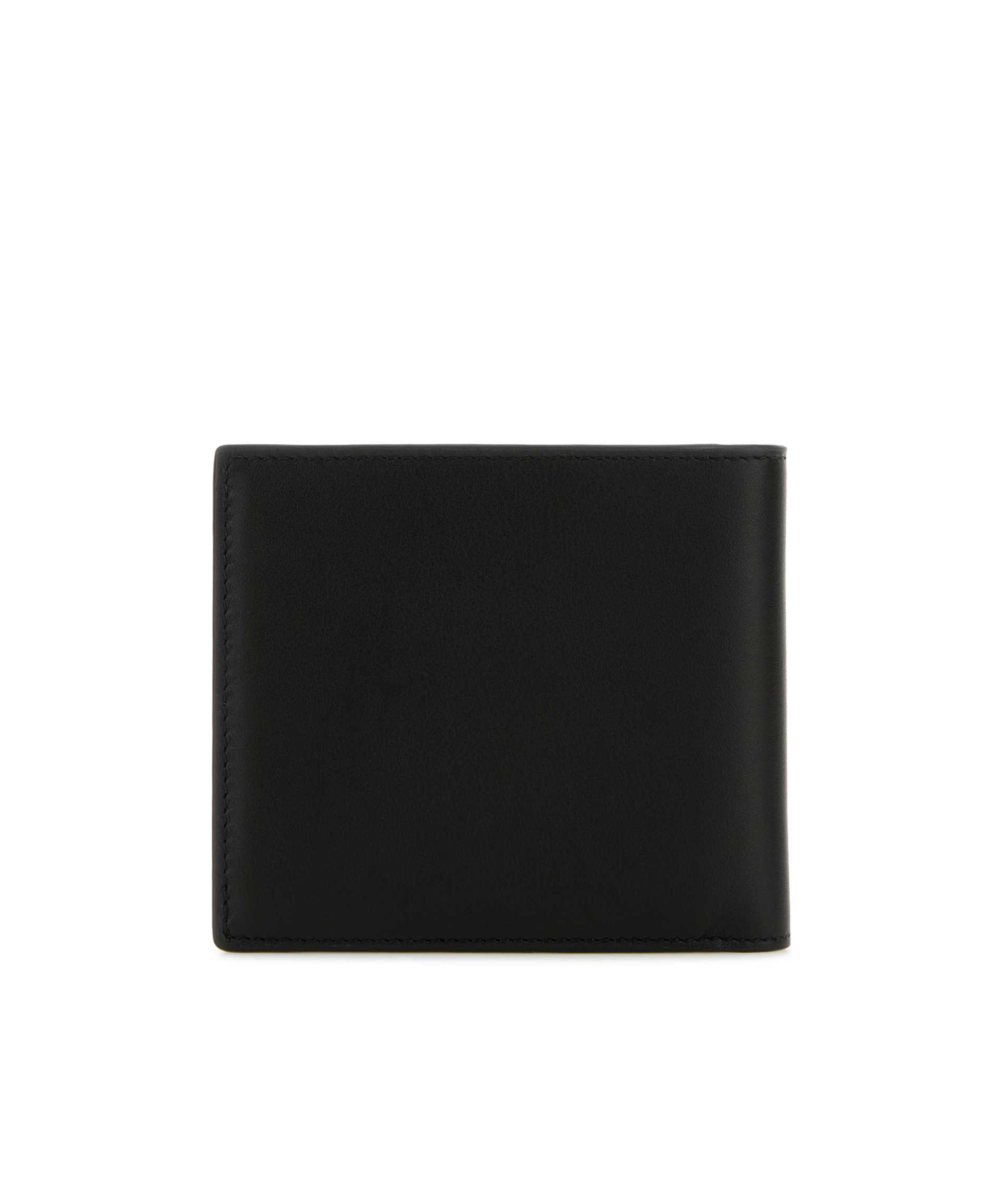 Loewe Anagram Bi-fold Leather Wallet In Black