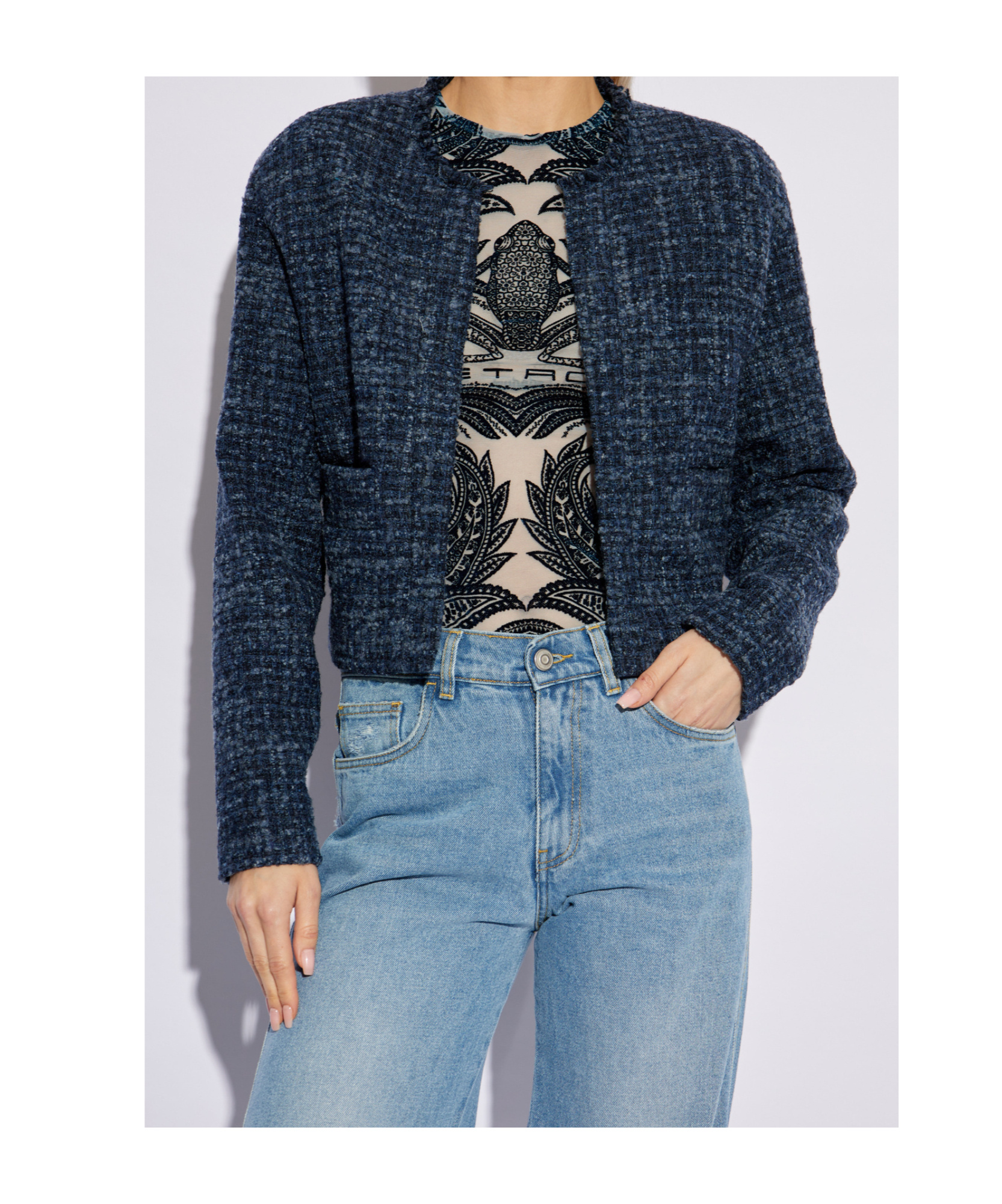 Iro Long-sleeved Casual Jacket In Black