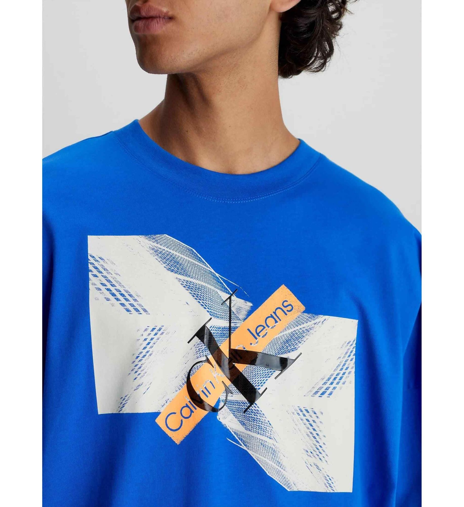 Calvin Klein Jeans Est.1978 Short-sleeved T-shirt In Blue