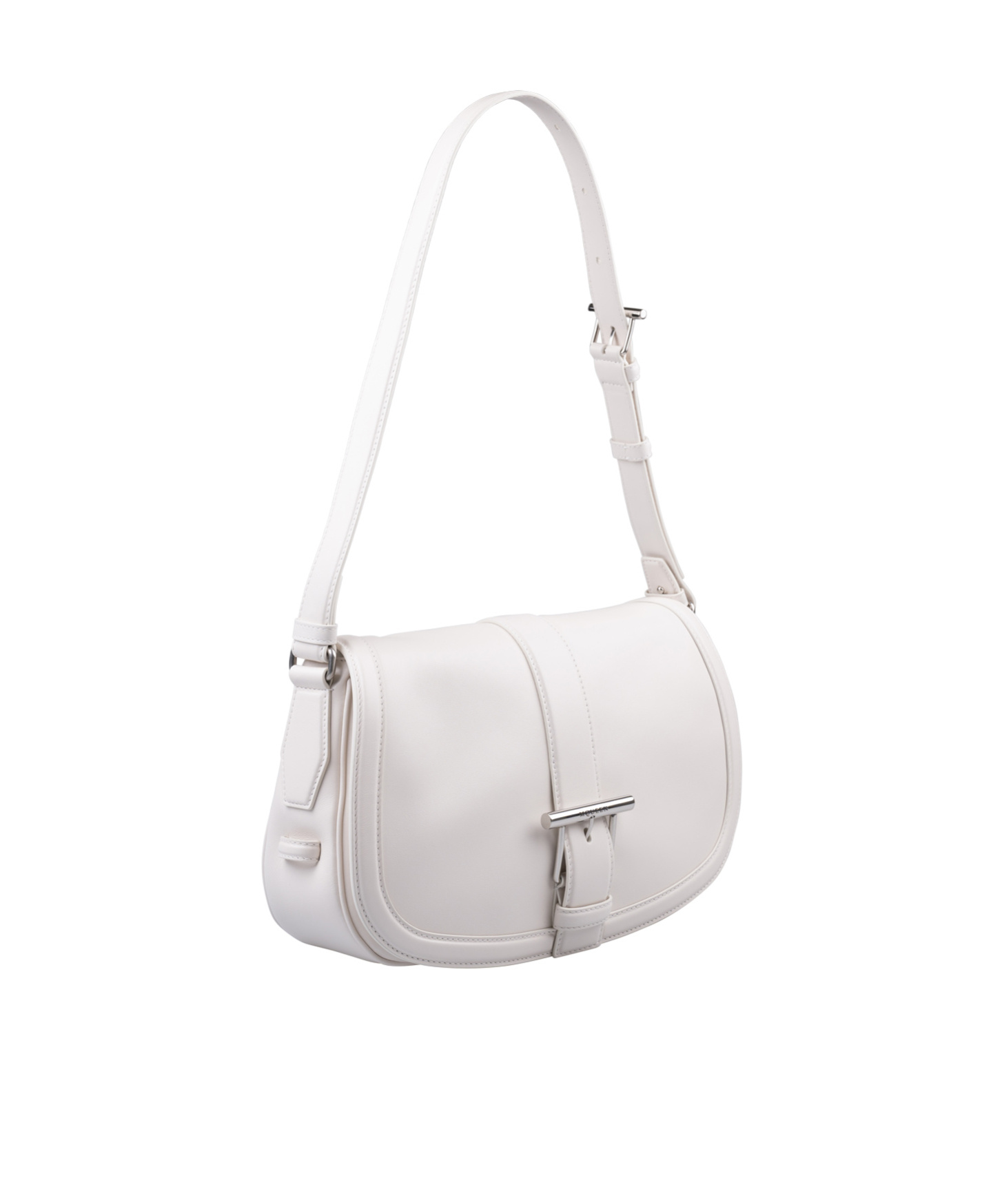 Alexander Mcqueen Flap Shoulder Bag In White