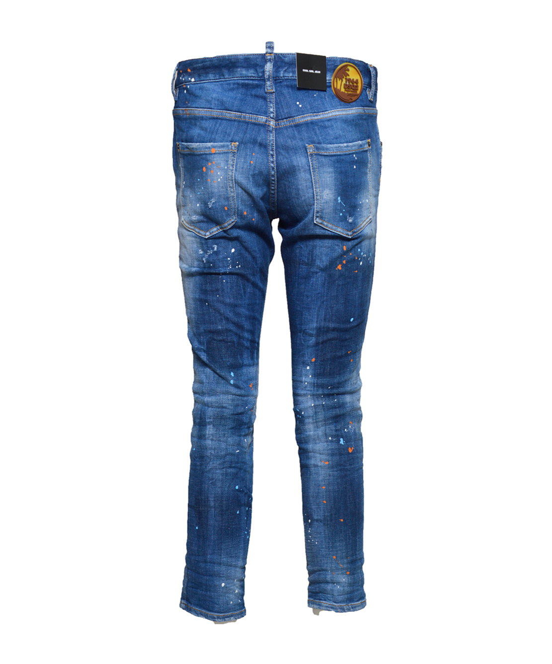 Dsquared2 Medium Waist Flared Jeans In Blue