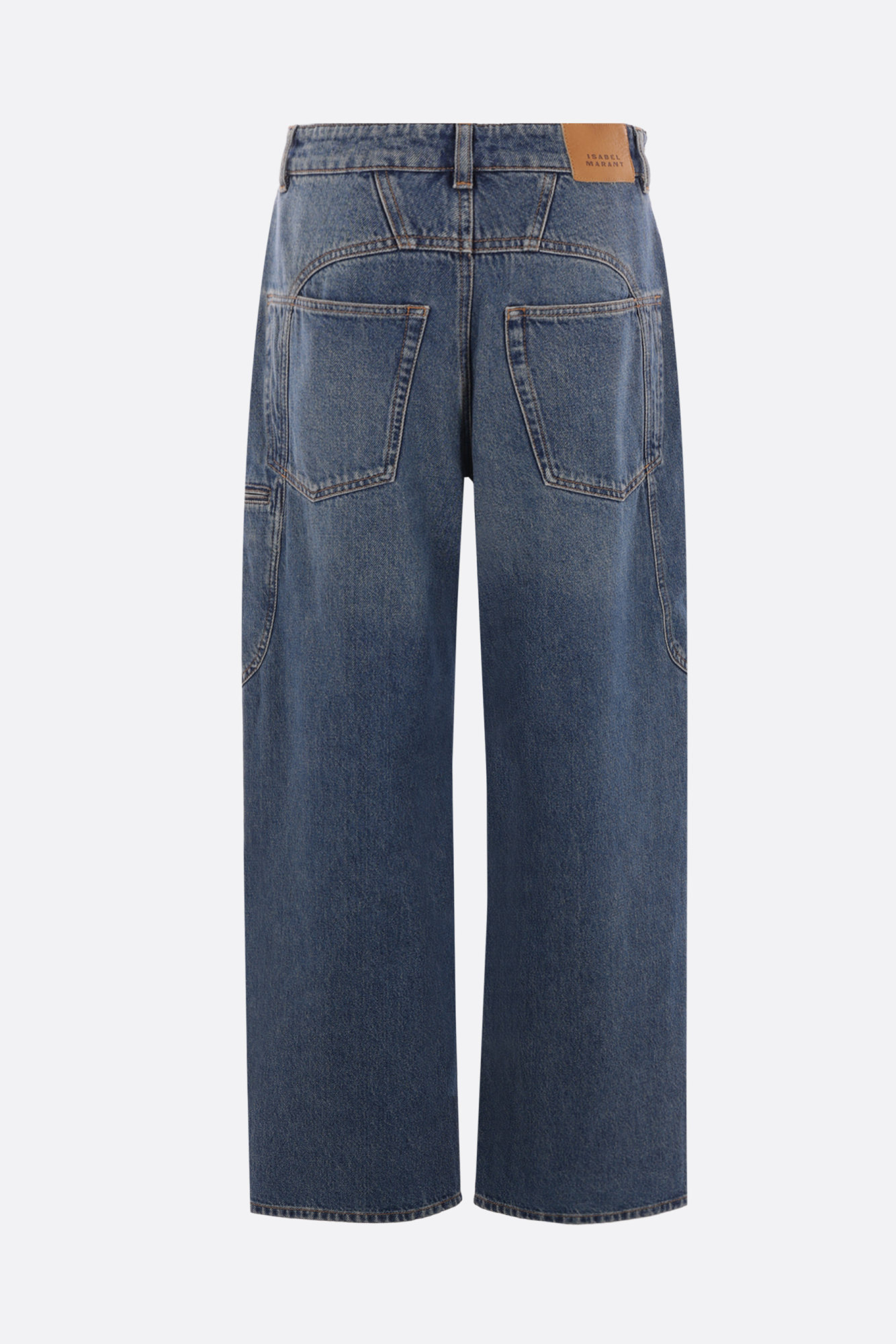 Isabel Marant Belt Loop Denim Trousers In Black