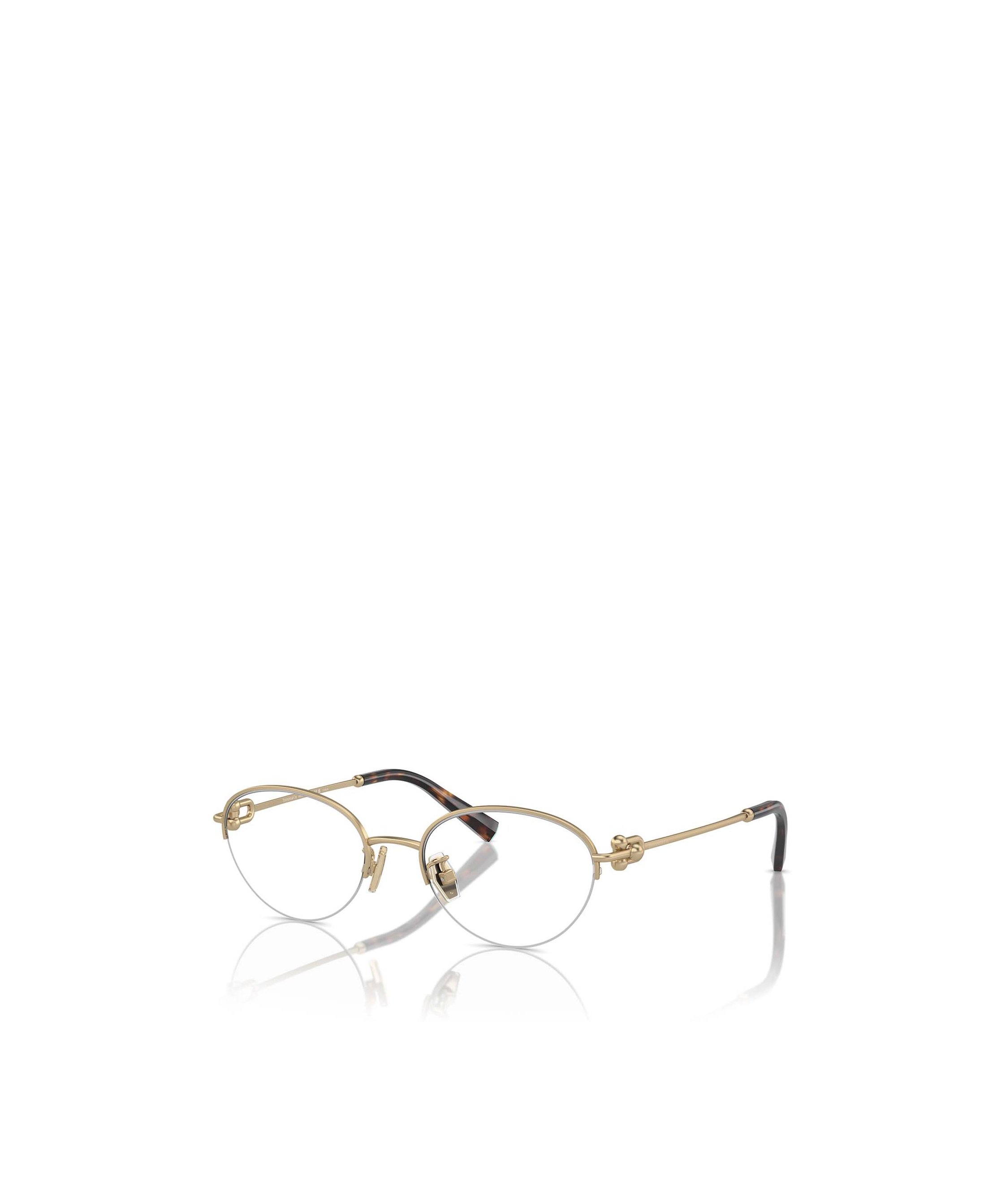 Tiffany & Co Tiffany Silver Opaque Titanium Optical Glasses In White