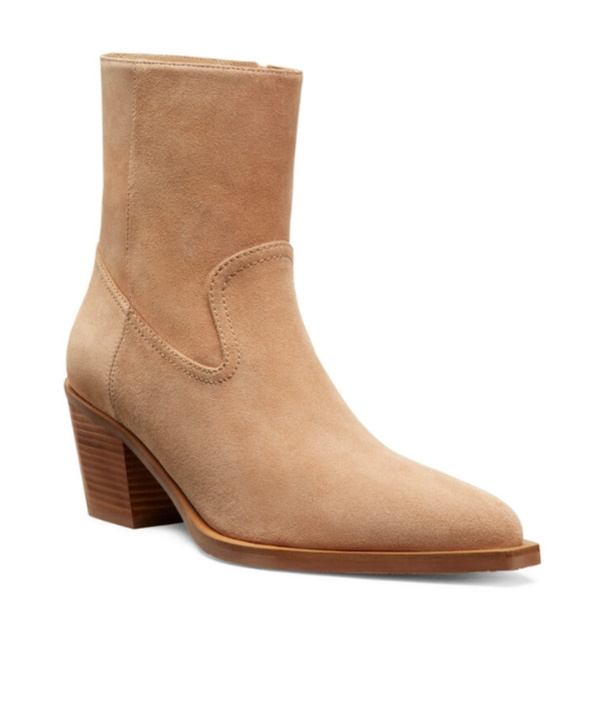 Stuart Weitzman Thick Heeled Short Boots In Brown