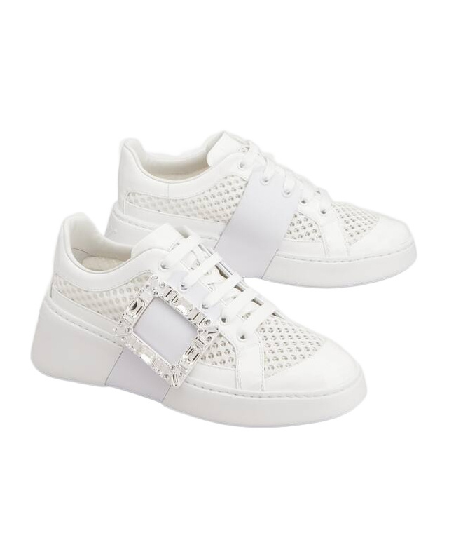 Roger Vivier Viv' Skate Sneakers In Fabric