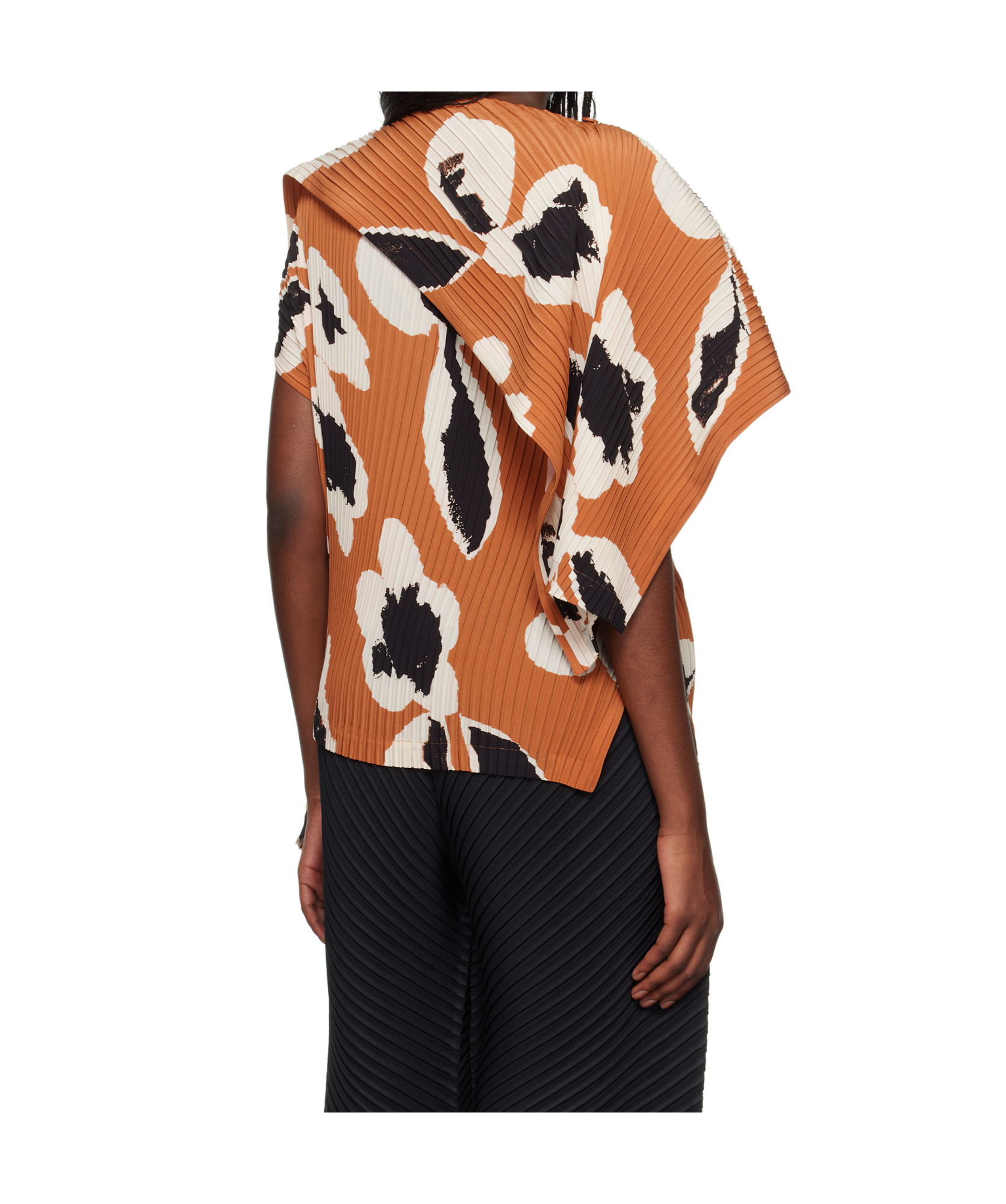 Issey Miyake Irregular Tops In Multicolor
