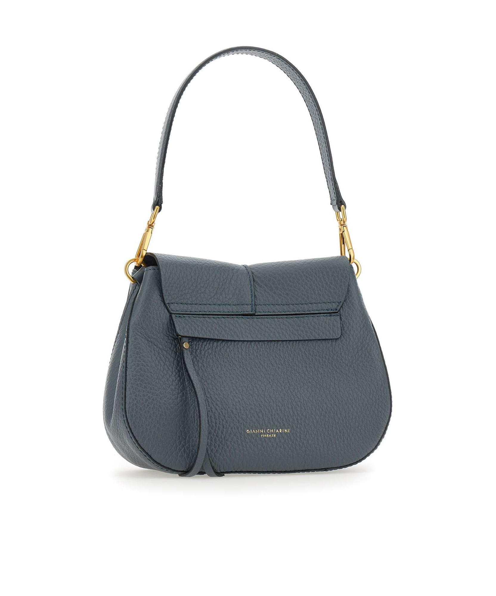 Gianni Chiarini Helena Round Shoulder Bag In Black