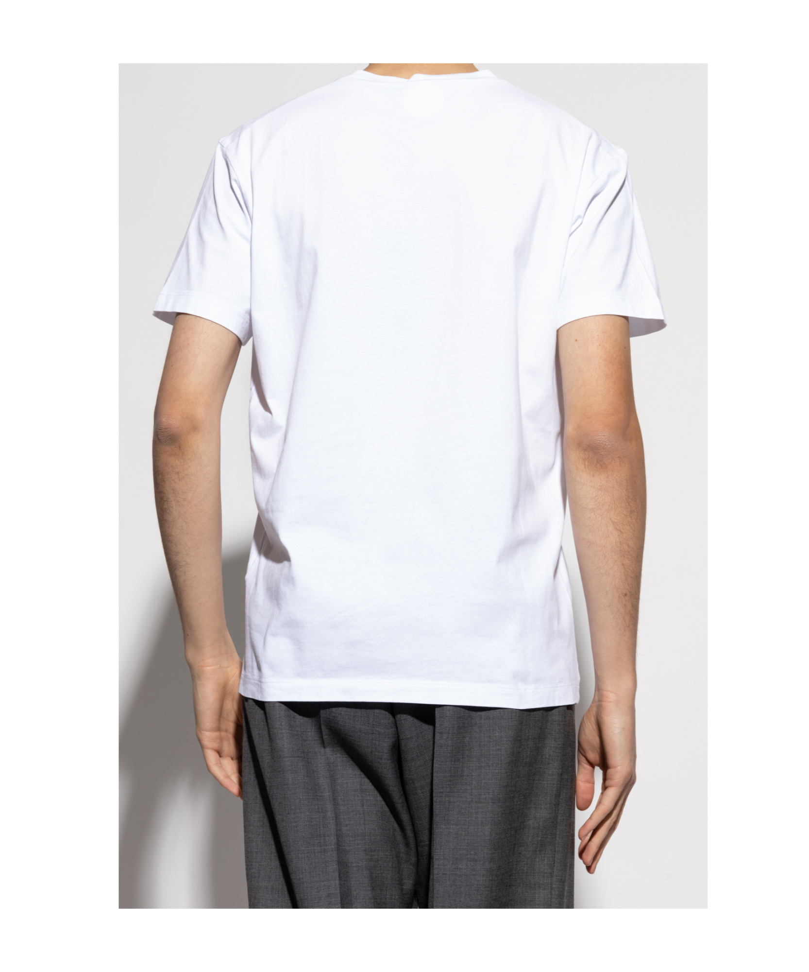 Dsquared2 White Crewneck T-shirt With Logo Lettering On The Front