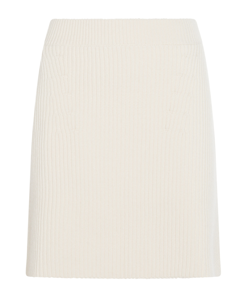 Jil Sander Ribbed Texture Elastic Waistband Skirts