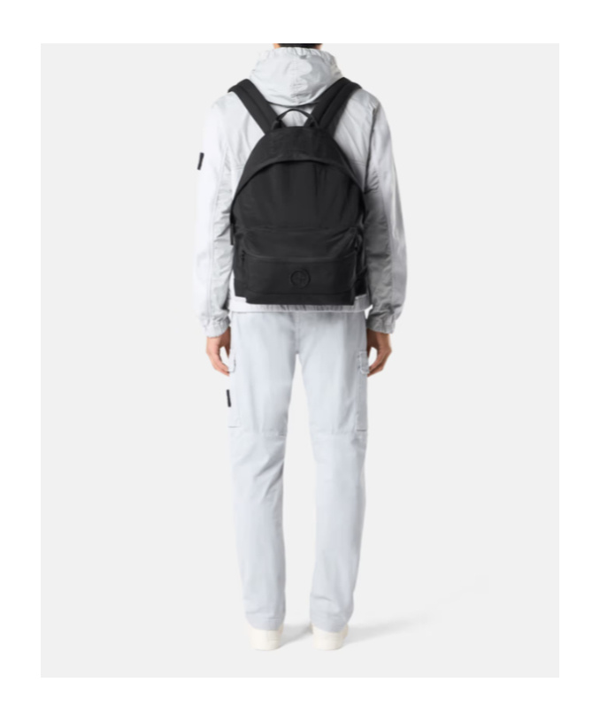 STONE ISLAND COMPASS-MOTIF BACKPACK