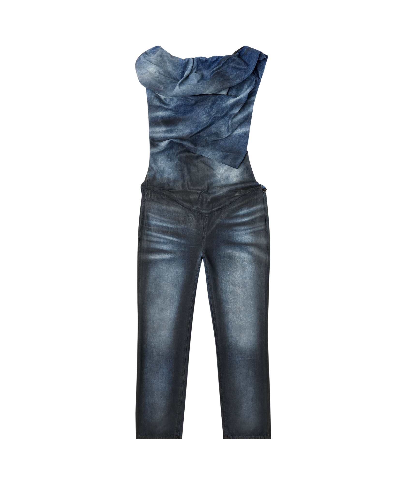DIESEL ASYMMETRIC-DESIGN JUMPSUIT